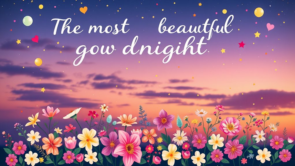 piękne życzenia dobrej nocy podane