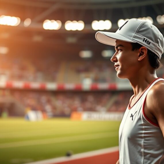 Gratulacje dla sportowca