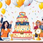 Wesołe życzenia z okazji rocznicy zatrudnienia