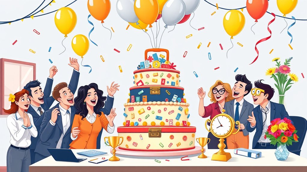 Wesołe życzenia z okazji rocznicy zatrudnienia