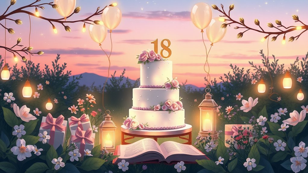 unikatowa karta urodzinowa na 18. urodziny