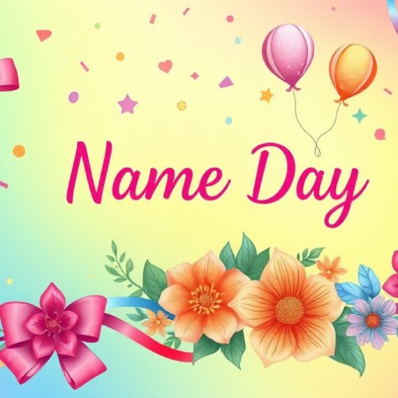 unikalne karty imieninowe