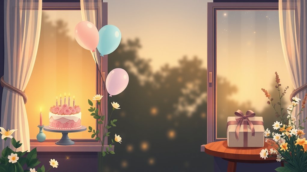 Życzenia urodzinowe z daleka