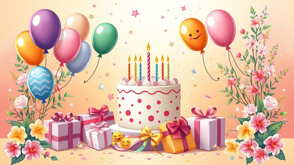 życzenia urodzinowe z emotikonami