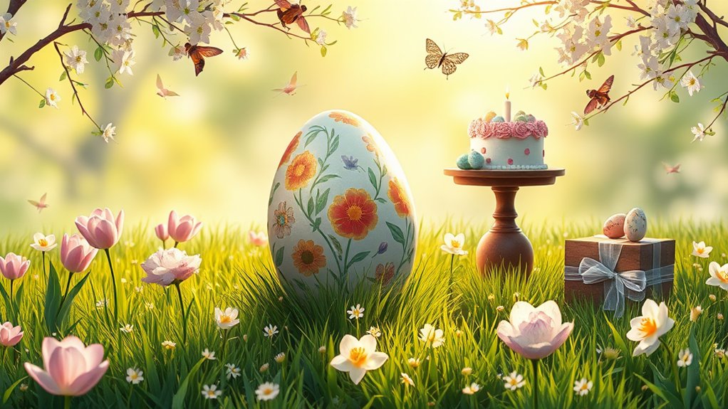 życzenia wielkanocne z jajkiem