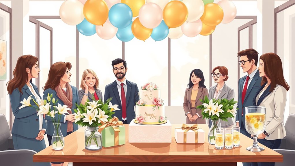 pożegnanie z kolegą z pracy