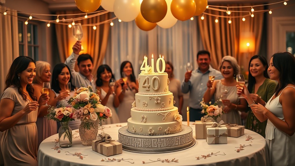 wdzięczny za gości na urodzinach