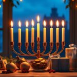 święto świec Hanukkah