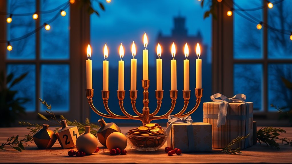 święto świec Hanukkah