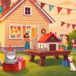 zaproszenie na imprezę w nowym domu z humorem