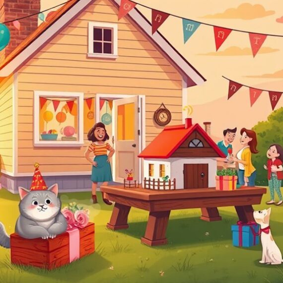 zaproszenie na imprezę w nowym domu z humorem