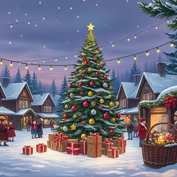 radosny świąteczny nastrój