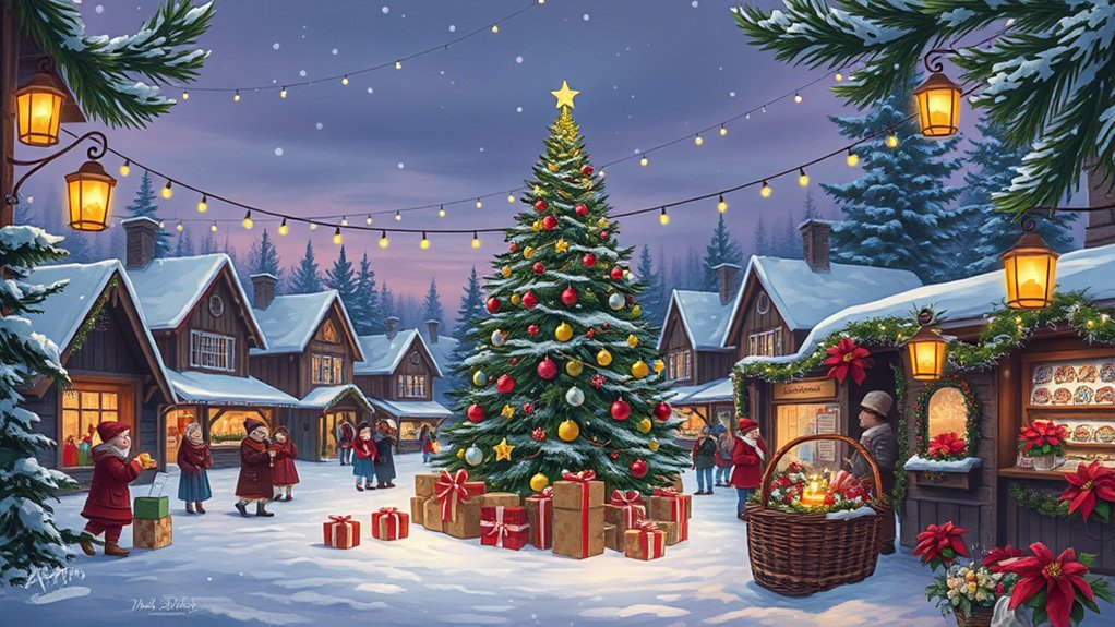 radosny świąteczny nastrój