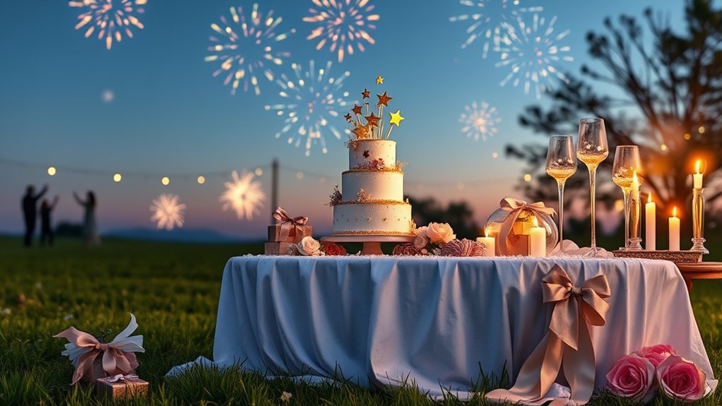 noworoczna, lśniąca celebracja