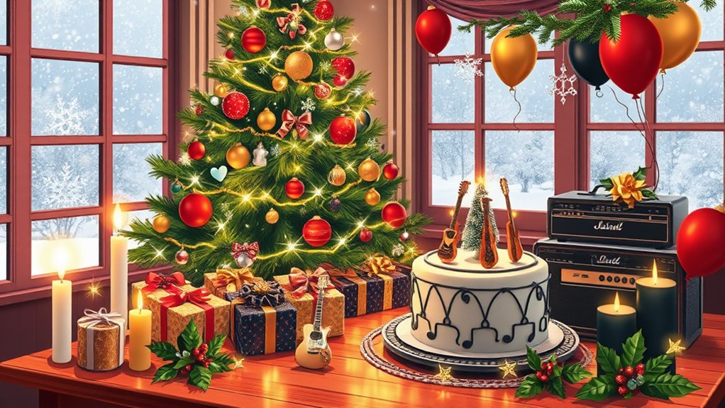 rock bożonarodzeniowe życzenia wakacje