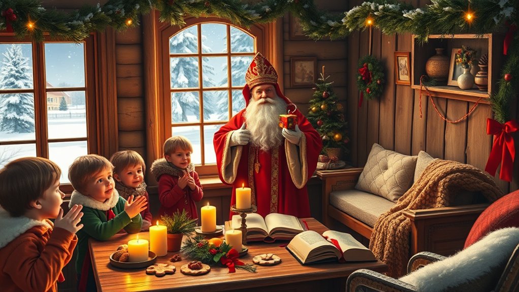 życzenia prezentów świętego Mikołaja