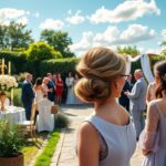 stylowe fryzury ślubne dla gości