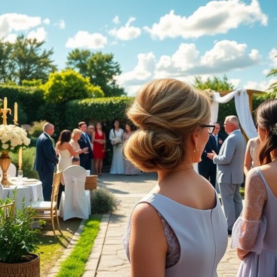 stylowe fryzury ślubne dla gości