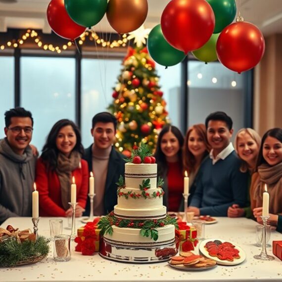 życzenia z okazji świątecznej celebracji zespołu