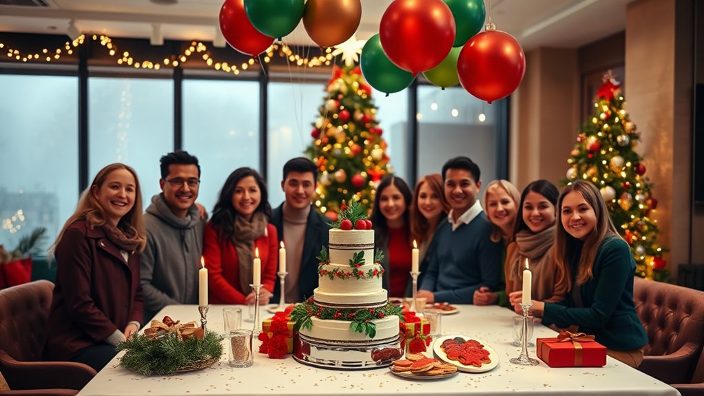 życzenia z okazji świątecznej celebracji zespołu