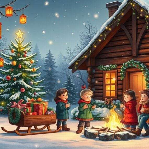 dotykające świąteczne życzenia animacja