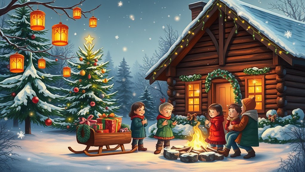 dotykające świąteczne życzenia animacja