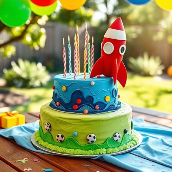 unikalny design tortu urodzinowego