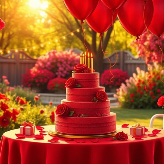 unikalne życzenia urodzinowe czerwone